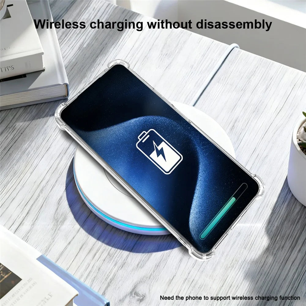IMAK For vivo iQOO 15 Ultra 5G Case TPU Phone Cover Airbag Shockproof Protection - Transparent - 7