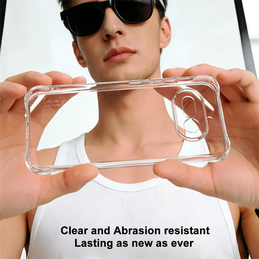 IMAK For Nothing Phone (4a) Case TPU Phone Cover Airbag Shockproof Protection - Transparent - 4