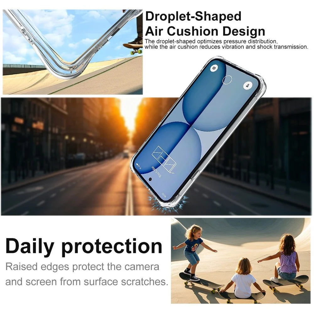 IMAK For Nothing Phone (4a) Case TPU Phone Cover Airbag Shockproof Protection - Transparent - 5