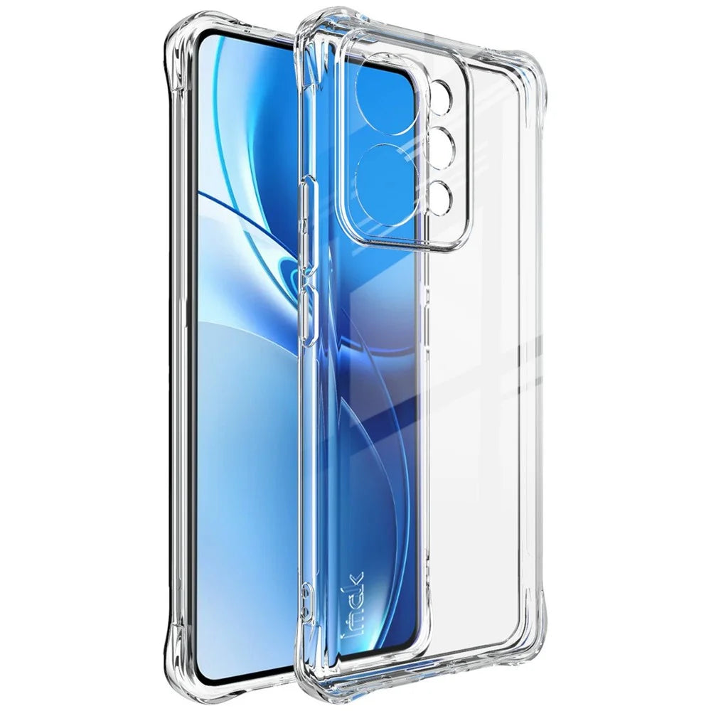 IMAK For Realme P4 Power 5G  /  Narzo Power 5G Case TPU Phone Cover Airbag Shockproof Protection - Transparent - 1