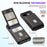 For Google Pixel 10a Magnetic Case Detachable Card Slot Kickstand Leather + TPU Phone Cover - Black - 3