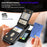For Google Pixel 10a Magnetic Case Detachable Card Slot Kickstand Leather + TPU Phone Cover - Black - 4