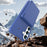 For Samsung Galaxy S26+ Case with Card Holder  /  Mirror  /  Kickstand TPU + PC Phone Back Cover - Dark Blue - 3