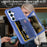 For Samsung Galaxy S26+ Case with Card Holder  /  Mirror  /  Kickstand TPU + PC Phone Back Cover - Dark Blue - 4