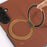 For Samsung Galaxy Z Fold7 5G Magnetic Case with 360° Rotating Ring Kickstand PC + Technical Fabric Cover - Brown - 5