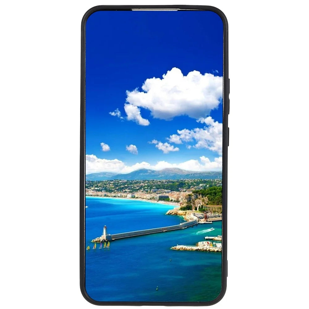 For Samsung Galaxy S22 5G Matte Phone Case Cell Phone Soft TPU Protective Back Cover - Black - 4