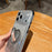 For iPhone 18 Pro / 17 Pro Case with Heart Shape Kickstand 2 in 1 Rhinestone Glitter PC TPU Shockproof Cover - Black - 7