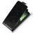 For TECNO Camon 50 4G Stand Case Magnetic Clasp Vertical Flip Leather Phone Cover with Card Holder - Black - 4