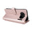 For Nothing Phone (4a) Leather Case Stand Wallet Phone Cover with Shoulder  /  Wrist Strap - Pink - 6