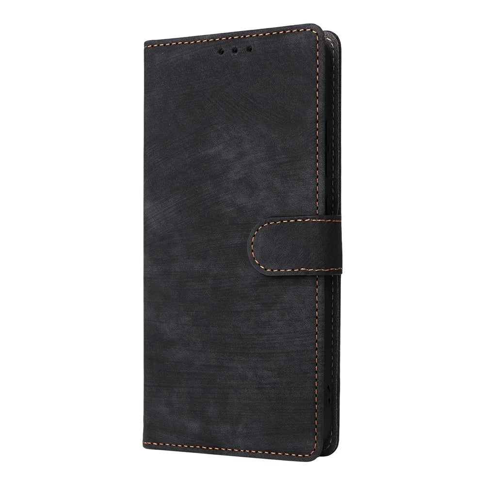For Nothing Phone (4a) Case Wallet RFID Blocking PU Leather Phone Cover Stand with Strap - Black - 7