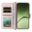 For OnePlus 15T 5G Leather Case Stand Wallet Phone Cover with Shoulder  /  Wrist Strap - Pink - 4