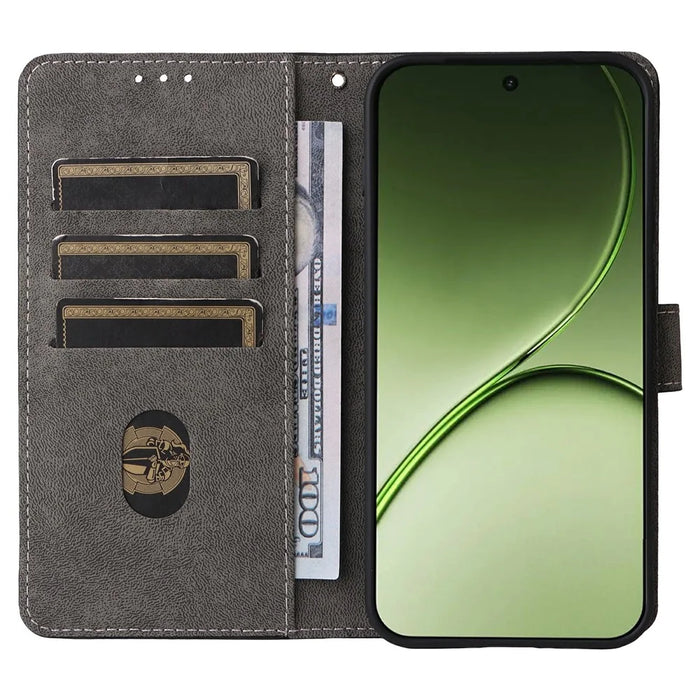 For OnePlus 15T 5G Case Wallet RFID Blocking PU Leather Phone Cover Stand with Strap - Black - 2