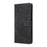 For itel City 200 Case Wallet RFID Blocking PU Leather Phone Cover Stand with Strap - Black - 7