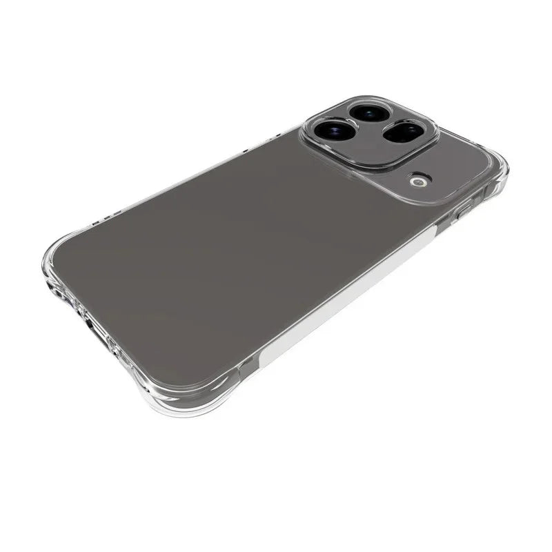 WANLONFENG For Oppo Find X9s Pro 5G WL2 Series TPU Case 2.0mm Phone Cover with 2Pcs Tempered Glass Films - Transparent - 3