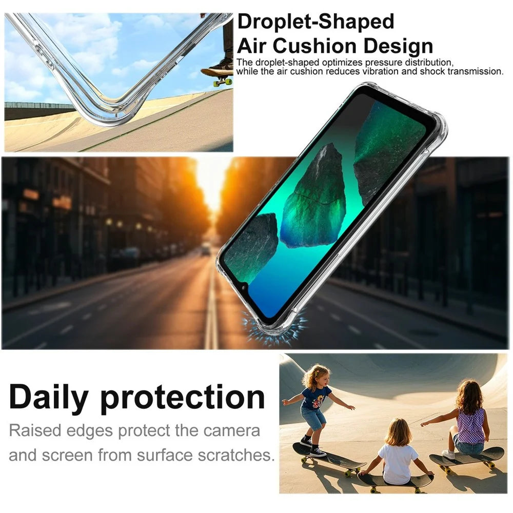 IMAK Magnetic Case for HMD Key 4G  /  Aura 2  /  Arc 4G Airbag Shockproof Protection TPU Phone Cover - Transparent - 6