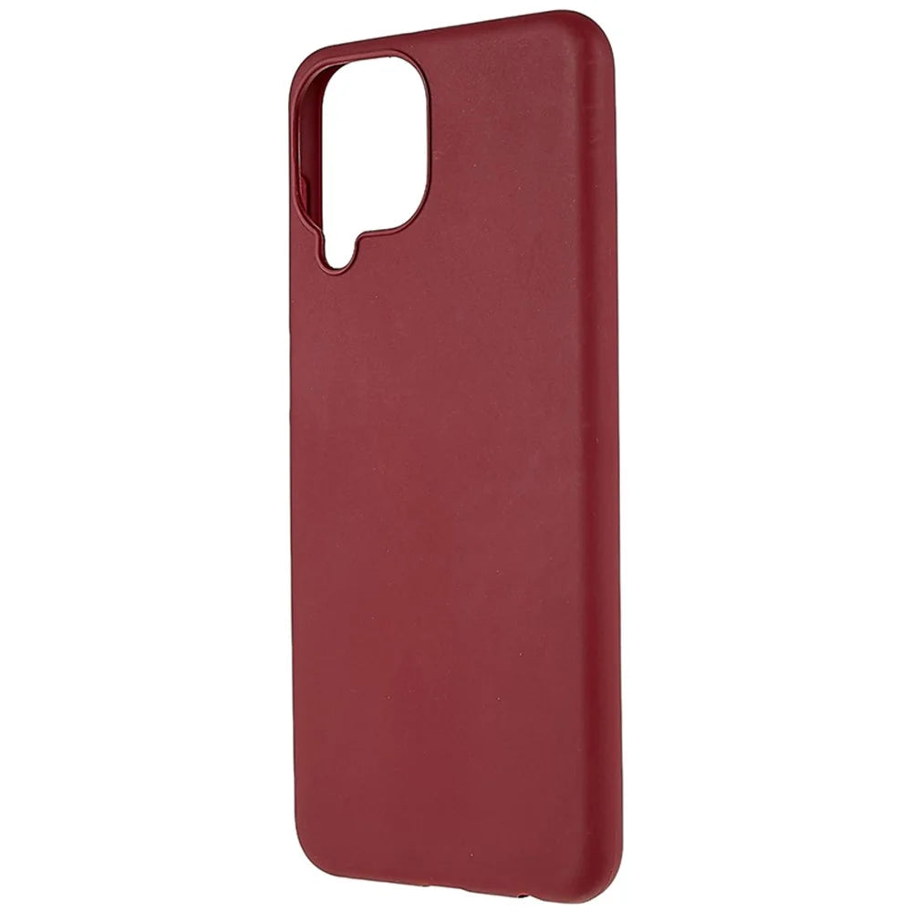 TPU Phone Case for Samsung Galaxy M33 5G (Global Version) Fingerprint Free Matte Phone Cover - Wine Red - 2