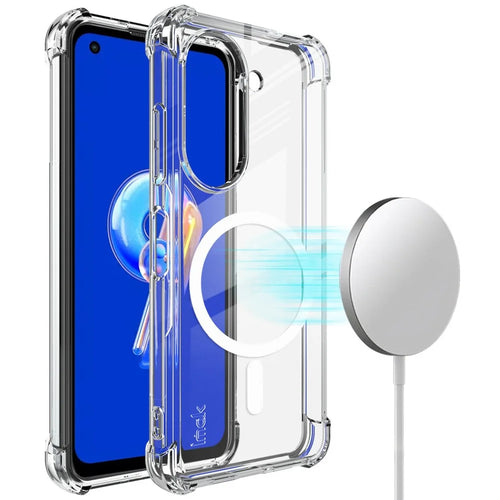IMAK Magnetic Case for Asus Zenfone 9 5G  /  10 5G Airbag Shockproof Protection TPU Phone Cover - Transparent - 1