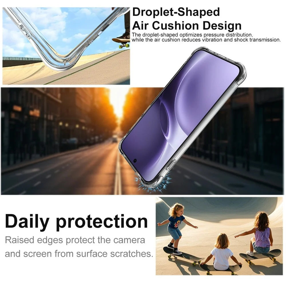 IMAK for vivo X300 Pro 5G Magnetic Case Airbag Shockproof Protection TPU Phone Cover - Transparent - 6