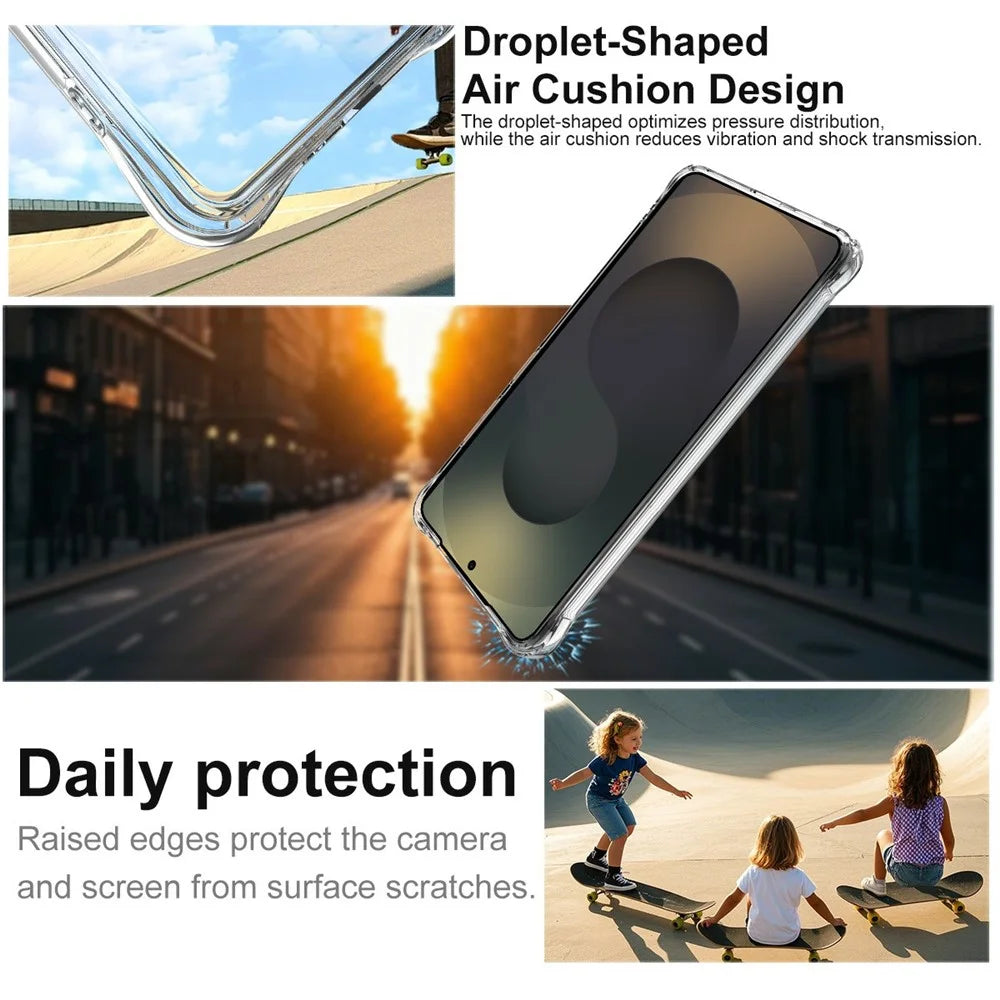 IMAK for Samsung Galaxy S26 Ultra Magnetic Case Airbag Shockproof Protection TPU Phone Cover - Transparent - 6