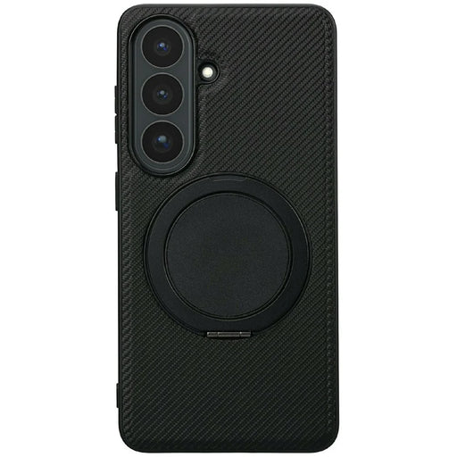 VILI TCY for Samsung Galaxy A37 5G Magnetic Phone Case with Rotary Kickstand PC TPU Back Cover - Black - 2
