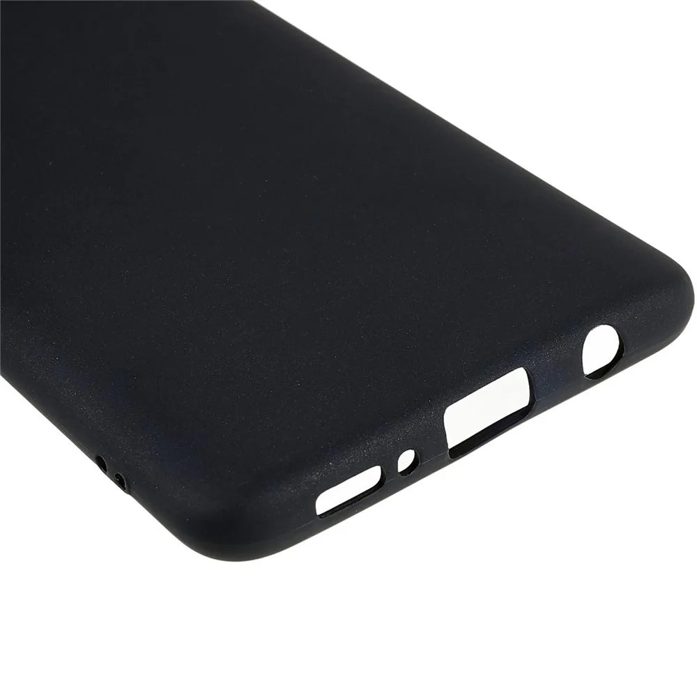 For Samsung Galaxy A51 4G SM-A515 Matte TPU Phone Protective Case Flexible Drop-proof Back Cover - Black - 5