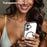 For iPhone 16 Case Compatible with MagSafe Clear PC + TPU Shockproof Phone Back Cover - Transparent Black - 4