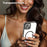 For iPhone 15 Case Compatible with MagSafe Clear PC + TPU Shockproof Phone Back Cover - Transparent Black - 4