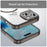 For iPhone 15 Case Compatible with MagSafe Clear PC + TPU Shockproof Phone Back Cover - Transparent Black - 6