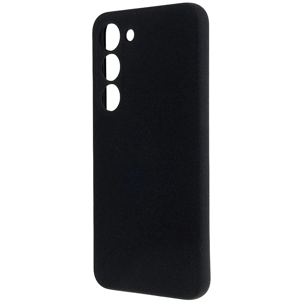 For Samsung Galaxy S23+ Double-Sided Smooth Matte Soft TPU Phone Cover Precise Cutouts Camera Protection Case - Black - 2