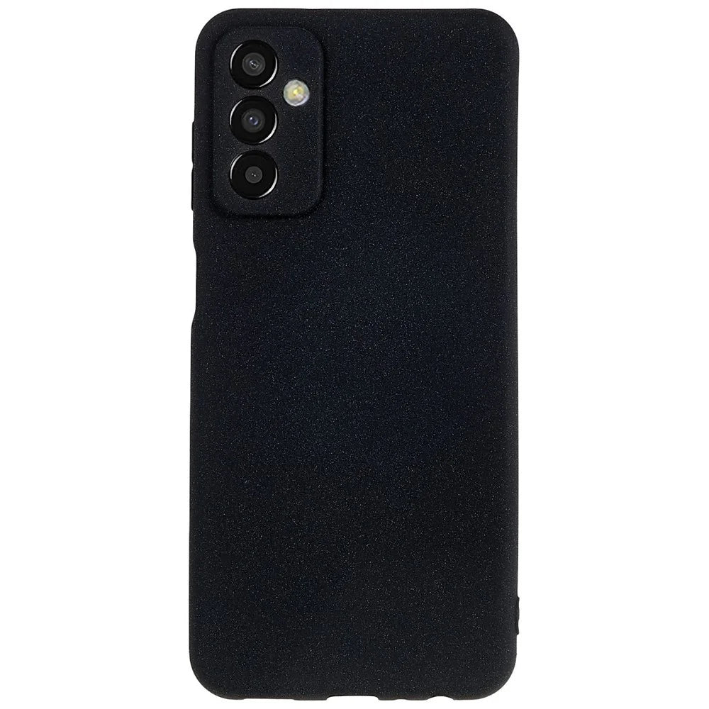 For Samsung Galaxy M13 4G Soft TPU Double-Sided Matte Case Precise Cutouts Anti-Scratch Protective Phone Cover - Black - 1