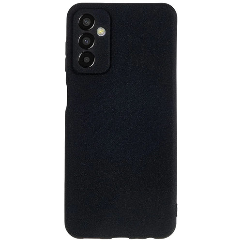 For Samsung Galaxy M13 4G Soft TPU Double-Sided Matte Case Precise Cutouts Anti-Scratch Protective Phone Cover - Black - 1