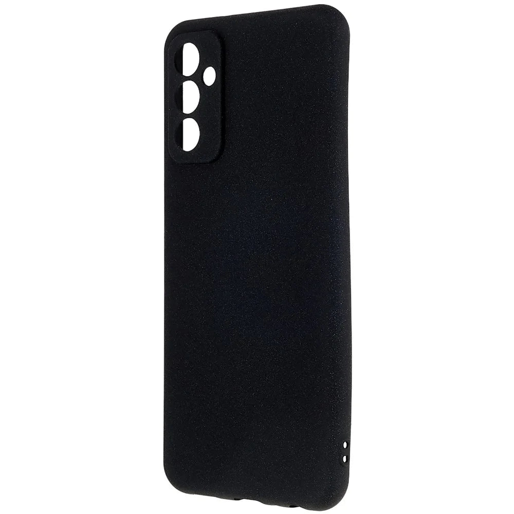 For Samsung Galaxy M13 4G Soft TPU Double-Sided Matte Case Precise Cutouts Anti-Scratch Protective Phone Cover - Black - 2