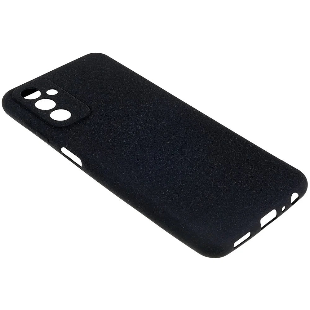 For Samsung Galaxy M13 4G Soft TPU Double-Sided Matte Case Precise Cutouts Anti-Scratch Protective Phone Cover - Black - 4