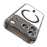 For iPhone 17 Pro Case Compatible with MagSafe Clear PC + TPU Shockproof Phone Back Cover - Transparent Black - 2