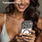 For iPhone 17 Pro Case Compatible with MagSafe Clear PC + TPU Shockproof Phone Back Cover - Transparent Black - 4