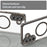 For Samsung Galaxy A37 5G Case Compatible with MagSafe Clear PC + TPU Shockproof Phone Back Cover - Transparent Black - 7
