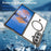 For Samsung Galaxy Z Fold7 5G Case Compatible with MagSafe Clear PC + TPU Shockproof Phone Back Cover - Transparent Black - 5