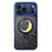 CASEKOO Tarot Series for iPhone 18 Pro / 17 Pro Magnetic Case UV 3D Printing PC + TPU Phone Cover with Ring Holder Kickstand - Tarot Blue Moon - 4