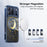 CASEKOO Tarot Series for iPhone 18 Pro / 17 Pro Magnetic Case UV 3D Printing PC + TPU Phone Cover with Ring Holder Kickstand - Tarot Blue Moon - 6