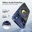 CASEKOO Tarot Series for iPhone 18 Pro / 17 Pro Magnetic Case UV 3D Printing PC + TPU Phone Cover with Ring Holder Kickstand - Tarot Blue Moon - 7