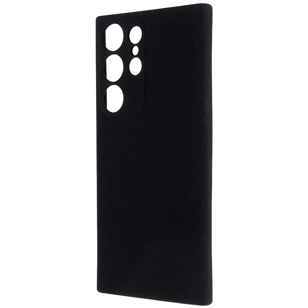 For Samsung Galaxy S23 Ultra Anti-Scratch Double-Sided Matte Case Soft TPU Camera Protection Phone Cover - Black - 2