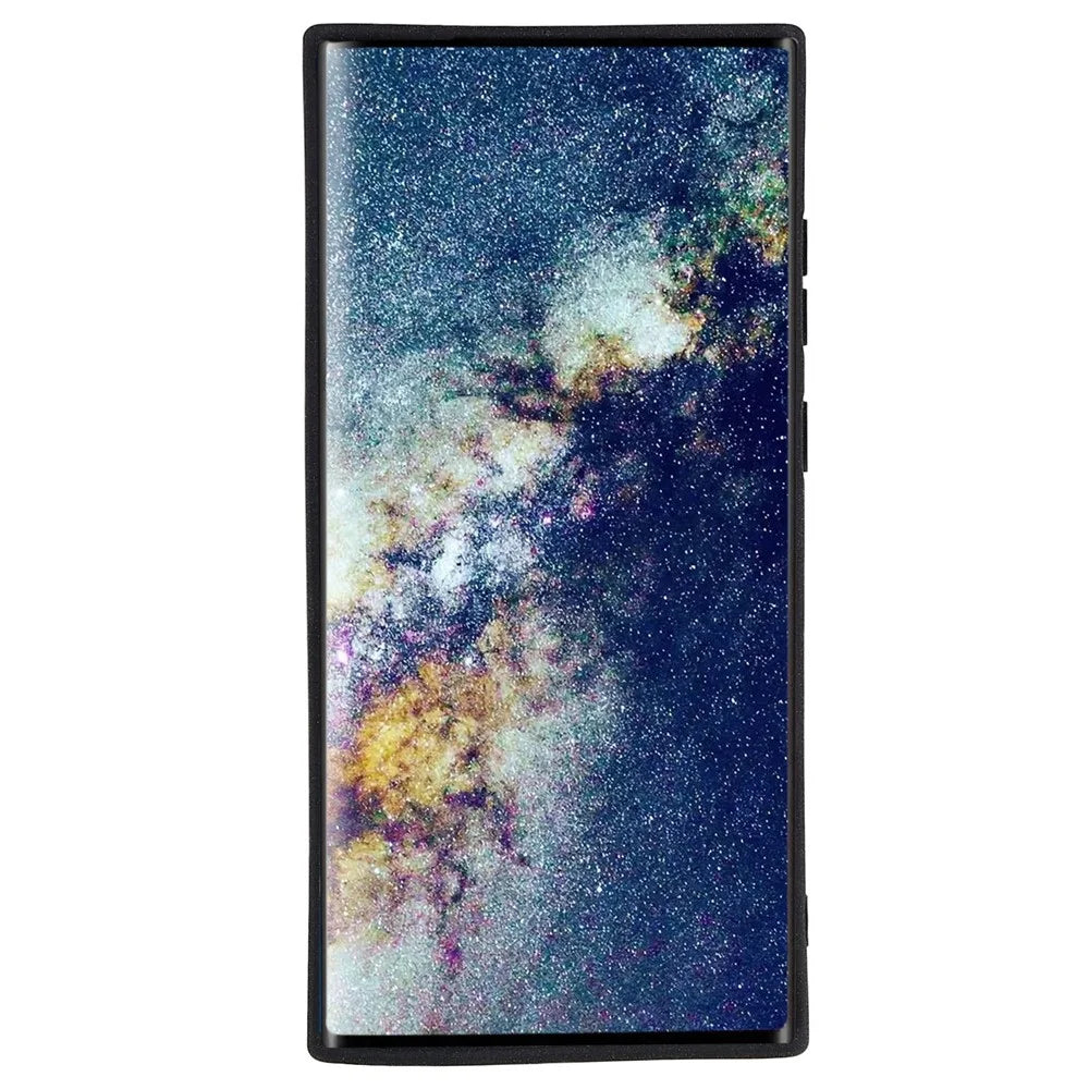 For Samsung Galaxy S23 Ultra Anti-Scratch Double-Sided Matte Case Soft TPU Camera Protection Phone Cover - Black - 3