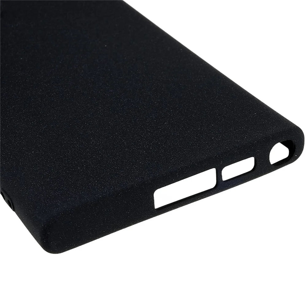 For Samsung Galaxy S23 Ultra Anti-Scratch Double-Sided Matte Case Soft TPU Camera Protection Phone Cover - Black - 5