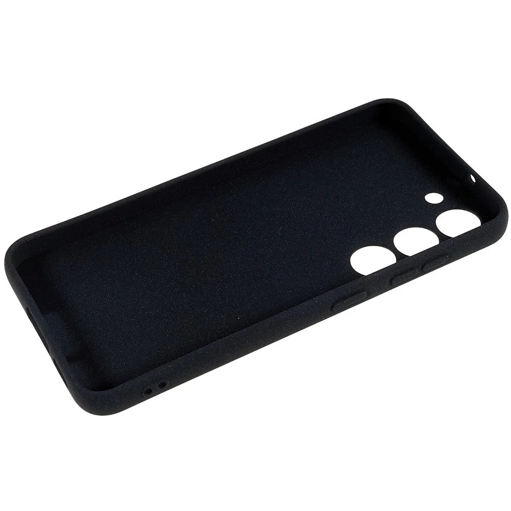 For Samsung Galaxy S23 Flexible TPU Camera Protection Phone Case Double-Sided Matte Anti-Fingerprint Cover - Black - 7