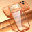 For iPhone  18 Pro / 17  Pro Electroplated Case 2.0mm Thick Acrylic TPU Hybrid Shockproof Phone Cover - Orange - 7