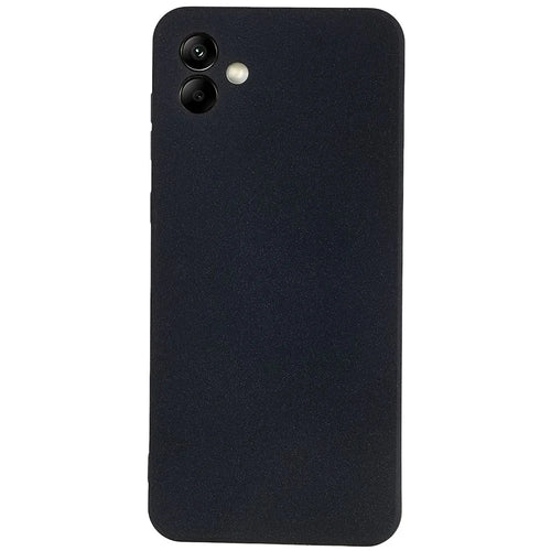 For Samsung Galaxy A04 4G (164.4 x 76.3 x 9.1 mm) Double-Sided Matte Anti-Slip Phone Case Soft TPU Scratch Resistant Cover - Black - 1
