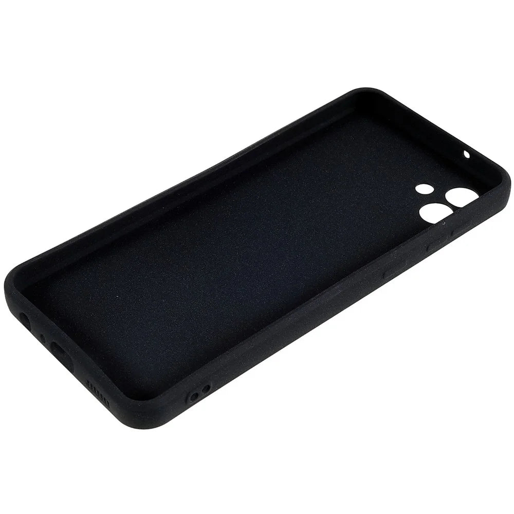 For Samsung Galaxy A04 4G (164.4 x 76.3 x 9.1 mm) Double-Sided Matte Anti-Slip Phone Case Soft TPU Scratch Resistant Cover - Black - 7