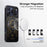 CASEKOO Tarot Series for iPhone 18 Pro / 17 Pro Magnetic Case Rotating Ring Kickstand PC + TPU Shockproof Cover - Tarot Vine Moon - 6