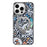 CASEKOO for iPhone 16 Pro Max Case Mirror Surface Kickstand Ring Holder Shockproof PC + TPU Cover - Butterfly Texture - 3