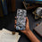 CASEKOO for iPhone 16 Pro Max Case Mirror Surface Kickstand Ring Holder Shockproof PC + TPU Cover - Butterfly Texture - 5